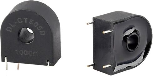 PCB Mount Mini Current Transformer 1A 0.5MA 1MA 5A 2.5MA 50A 25MA 0 ~ 60A DL-CT502D 505D 525D 602D 4 PINS CT COIL AC (DL-CT525D 2000-1) in Kuwait