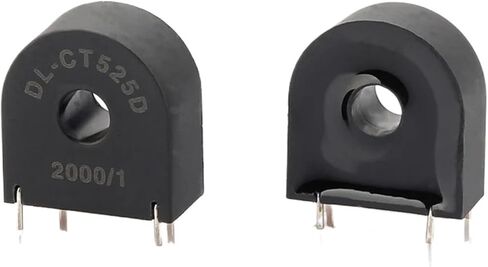 PCB Mount Mini Current Transformer 1A 0.5MA 1MA 5A 2.5MA 50A 25MA 0 ~ 60A DL-CT502D 505D 525D 602D 4 PINS CT COIL AC (DL-CT525D 2000-1) in Kuwait