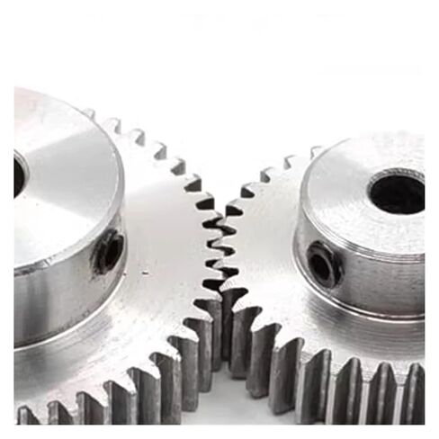 1M16T HOLE 5-6-6.35-8 الأسنان 1M ترس صغير 1 MOD Spur Gear 1 Motor Mini Gear Pinion 45# STEEL BORE SIZE 4-16 MM ناقل الحركة (HOLE6.35،4PCS 1M16T) in Saudi Arabia