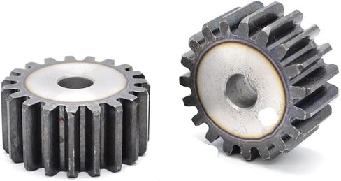 2pc Spur Gear 1.5M 12T-27T Metal Transmission Gear 45# Steel 1.5 Modulus 12 13 14 15 16 17 18 19 20 21 22 23 24 25 26 27 Teeth(1.5M - 21Teeth) in Saudi Arabia
