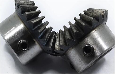 2pcs Bevel Gear 2pcs1.5M30Teeth Inner Hole 10/12/14-18/20/22/24/25mm Gear45#Steel90Degrees Meshing Angle Steel Gears Screw Hole M5(12mm) in Saudi Arabia