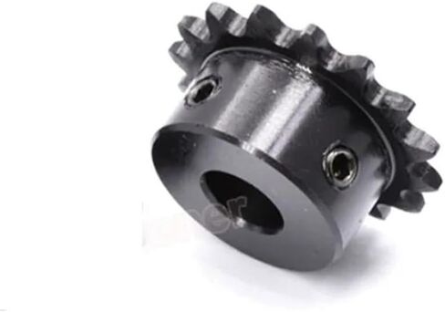 1PCS 10T-19T 04C Chain Gear Bore 5mm-15mm Industrial Sprocket Wheel Motor Chain Drive Sprocket Tooth Pitch 6.35mm 45# Steel(8mm,19 Teeth) in Saudi Arabia