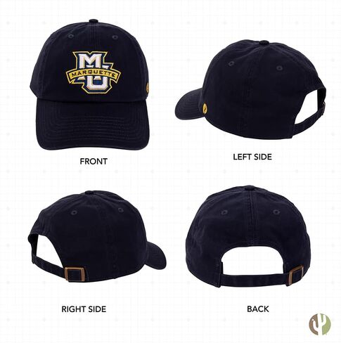 Desert Cactus Marquette University Hat Baseball Hat Golden Eagles Mu Muremmed Orproirderd Cap Cap Toldable Capal Ston Adult (النمط A) in Saudi Arabia