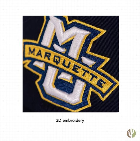 Desert Cactus Marquette University Hat Baseball Hat Golden Eagles Mu Muremmed Orproirderd Cap Cap Toldable Capal Ston Adult (النمط A) in Saudi Arabia