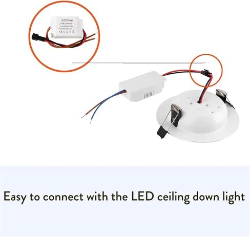 LED Driver 18-24W 8-12W 4-7W 4-5W 1-3W Panel Ceiling Lamp Power Supply Adapter 85-265V Lighting Transformers for Chandelier(18-24W) in Saudi Arabia