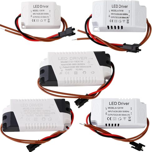 LED Driver 18-24W 8-12W 4-7W 4-5W 1-3W Panel Ceiling Lamp Power Supply Adapter 85-265V Lighting Transformers for Chandelier(18-24W) in Saudi Arabia
