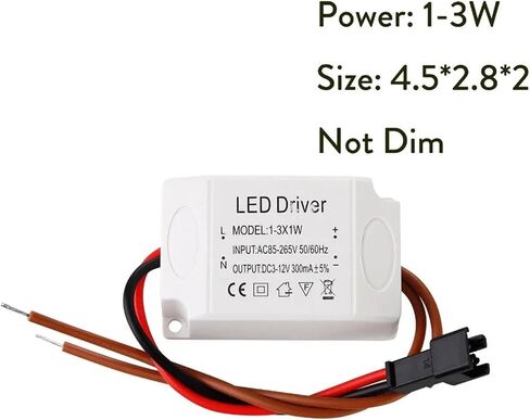 LED Driver 18-24W 8-12W 4-7W 4-5W 1-3W Panel Ceiling Lamp Power Supply Adapter 85-265V Lighting Transformers for Chandelier(18-24W) in Saudi Arabia