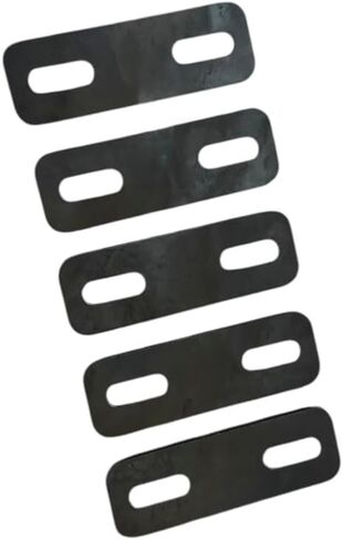 6" x 2" x 1/4" Steel Plate with Slots (5 Pack) Hot Rolled Slotted in Saudi Arabia