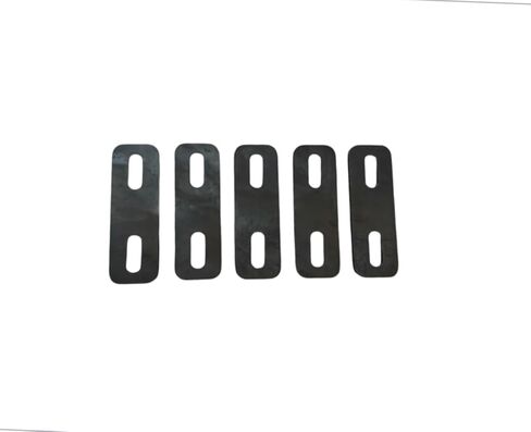 6" x 2" x 1/4" Steel Plate with Slots (5 Pack) Hot Rolled Slotted in Saudi Arabia