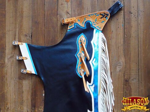 Hilason Western Horse Bull Riding Rodeo Rodeo Chaps | للرجال والنساء للجنسين in Kuwait