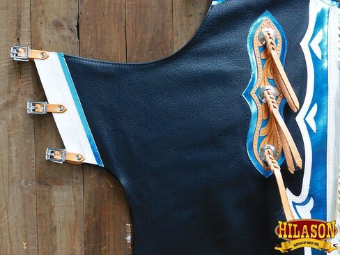 Hilason Western Horse Bull Riding Rodeo Rodeo Chaps | للرجال والنساء للجنسين in Kuwait