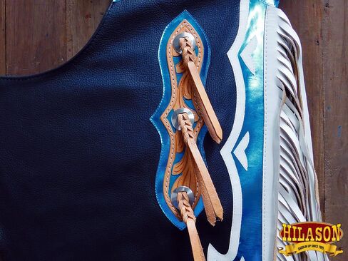 Hilason Western Horse Bull Riding Rodeo Rodeo Chaps | للرجال والنساء للجنسين in Kuwait