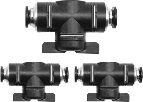 3 Pcs 12mm Push Connect Valve Ball Valve, Push to Connect Fitting Ball Valve, Air Flow Control Valve for Connecting Tubing or Piping in Industrial Applications in Saudi Arabia