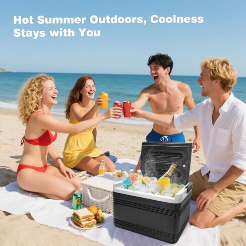 Roykaw Portable Golf Cart Cart Cooler ، صندوق ثلج 8L للتبريد 48 ساعة ، صندوق الصدر مع شريحة متزايدة ، متوافقة مع Ezgo/Club Car/Yamaha ، للتخييم ، وصيد الأسماك in Saudi Arabia