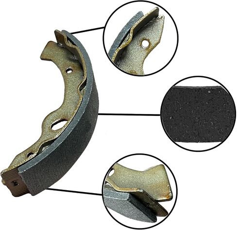 Golf Cart EZGO Brake Shoes Pads & Brake Spring Kit Assembly Fits E-Z-Go Medalist/TXT 1997 Up, Workhorse 1996+ and Yamaha G9-G22 94-06 Replace OEM 27943G01 70795G01 27944G01 in Saudi Arabia