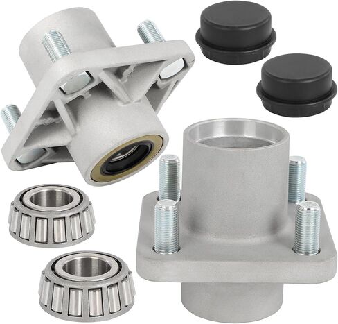 Fahkns Aluminium Golf Cart Hub Hub Assembly ، متوافق مع Club Car DS 1974-2003 عربات الغاز والكهرباء للجولف ، استبدل OEM# 1011892 (2 عبوة). in Saudi Arabia