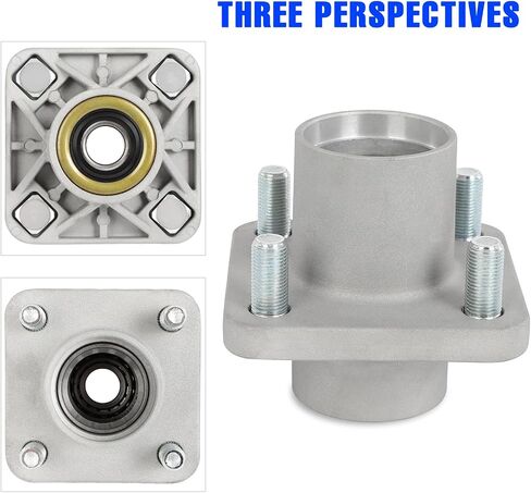 Fahkns Aluminium Golf Cart Hub Hub Assembly ، متوافق مع Club Car DS 1974-2003 عربات الغاز والكهرباء للجولف ، استبدل OEM# 1011892 (2 عبوة). in Saudi Arabia