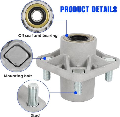 Fahkns Aluminium Golf Cart Hub Hub Assembly ، متوافق مع Club Car DS 1974-2003 عربات الغاز والكهرباء للجولف ، استبدل OEM# 1011892 (2 عبوة). in Saudi Arabia