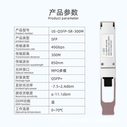 40G MULITI MPO MULTI-MOPE 100M وحدة الألياف البصرية الوحدة النمطية البصرية in Kuwait