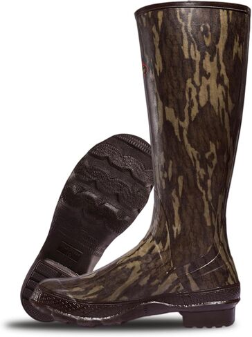 LaCrosse Men's Grange 18" Waterproof Hunting Boot | Heel-Locking Fit with Adjustable Strap, 18" Knee-High Coverage, Rain Boots, Reinforced Toe & Heel, Abrasion-Resistant Rubber in Kuwait