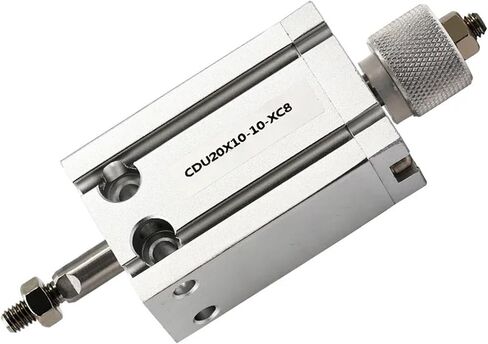 CDU10/16-10-20-50-10/20/30-XC8 Adjustable Stroke Single Rod Double Acting Small Pneumatic Cylinder(CDU16X60-30-XC8) in Saudi Arabia