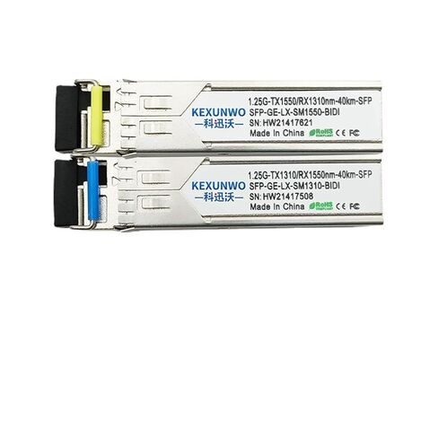 1.25G GIGABIT أحادي الوضع أحادي الوضع 4km الوحدة البصرية SFP-GE-BIDI متوافقة مع H3C in Kuwait
