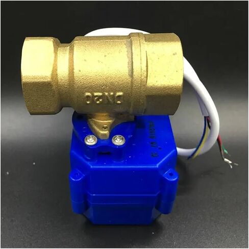 DC12V 5 Wires Brass 3/4 "صمام الكرة الآلي DN20 إغلاق كهربائي على تطبيق مكافحة المياه (CR01) in Saudi Arabia