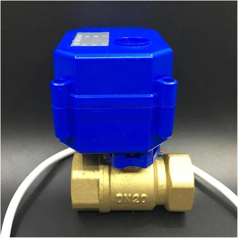 DC12V 5 Wires Brass 3/4 "صمام الكرة الآلي DN20 إغلاق كهربائي على تطبيق مكافحة المياه (CR01) in Saudi Arabia