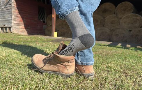 Wrangler Mens Ultra Dri Sorbtek Seamless Toe Tall Boot Socks 3 Pair Pack in Kuwait