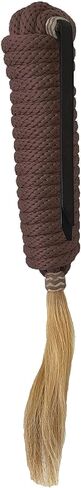 23' Nylon Mecate Reins with Horse Hair Tassel & Leather Popper in Saudi Arabia