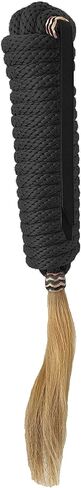 23' Nylon Mecate Reins with Horse Hair Tassel & Leather Popper in Saudi Arabia