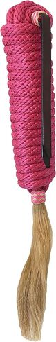 23' Nylon Mecate Reins with Horse Hair Tassel & Leather Popper in Saudi Arabia