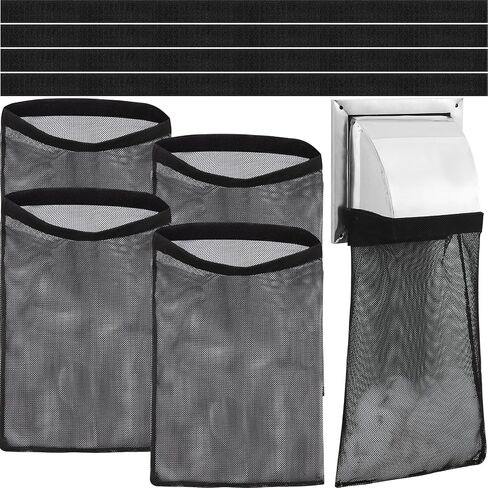 4Pcs Dryer Vent Lint Catcher, Dryer Lint Catcher, Lint Trap Catcher Dust Bag for Outdoor Indoor Dryer Vent Capturing Lint and Dust in Saudi Arabia