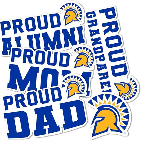 Desert Cactus San Jose State University SJSU Spartans Sticker Vinyl Secal Matop Botto Scrapbook (Family Full Sheet) in Kuwait