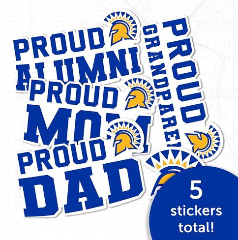 Desert Cactus San Jose State University SJSU Spartans Sticker Vinyl Secal Matop Botto Scrapbook (Family Full Sheet) in Kuwait