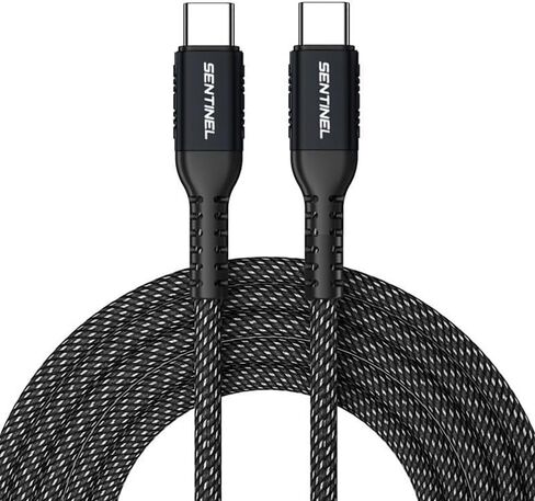 USB-C إلى USB-C PD 100W شحن كابل. 6 قدم. 2 عبوة in Kuwait