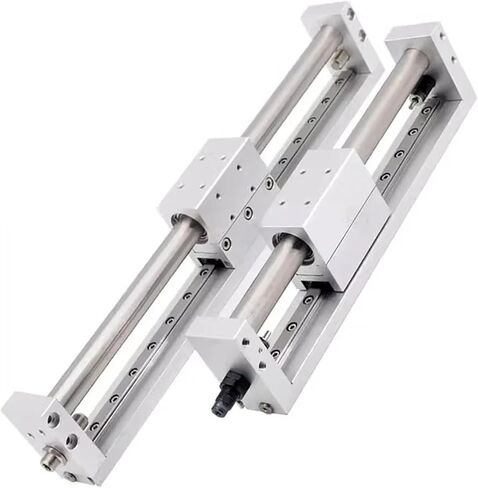 1pcs Rodless Cylinder RMH Series RMH10 RMH15 RMH20 RMH25 Magnetic Cylinder with Linear Guide Pneumatic Cylinder Double Acting(Stroke 250mm,RMH20) in Kuwait