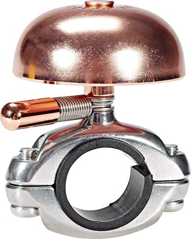 Cateye OH-2200 Yamabiko Bicycle Bell-جرس الدراجات النحاسي الكلاسيكي مع صوت صاخب 85 ديسيبل للسلامة ، و Fits Road ، MTB ، و Kids Bikes ، و Bolt-On Design in Kuwait