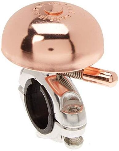 Cateye OH-2200 Yamabiko Bicycle Bell-جرس الدراجات النحاسي الكلاسيكي مع صوت صاخب 85 ديسيبل للسلامة ، و Fits Road ، MTB ، و Kids Bikes ، و Bolt-On Design in Kuwait