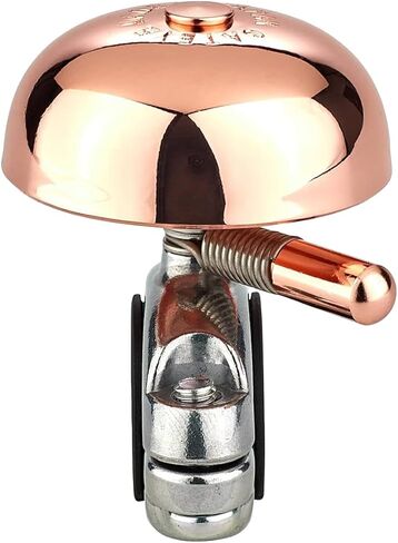 Cateye OH-2200 Yamabiko Bicycle Bell-جرس الدراجات النحاسي الكلاسيكي مع صوت صاخب 85 ديسيبل للسلامة ، و Fits Road ، MTB ، و Kids Bikes ، و Bolt-On Design in Kuwait