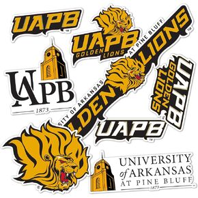 Desert Cactus University of Arkansas at Pine Bluff Sticker Arkansas-Pine Bluff Golden Lions Vinyl Decal Laptop Water Bottle Car Scrapbook Sheet (Type 2) in Kuwait