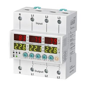 AVR-100TF 3X380V+NUETRAL SERNET-CURRENT و RELAY RELAY 63A ، 80A ، 100A 1PCS (NONE PRESS in Kuwait