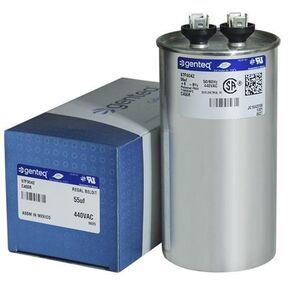 MARS 12252 - 55 UF MFD X 440 VAC Genteq CAPACITOR ROUND # C455R / 97F9042 in Kuwait