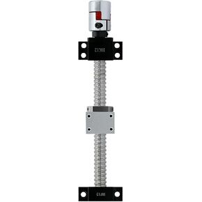 SFU2005 2010 20mm C7 Rolled Ballscrew Set Kit with BKBF15 Support + DSG20H Nut Housing + D30L40 Coupling(SFU2005 5mm Lead,300mm) in Saudi Arabia