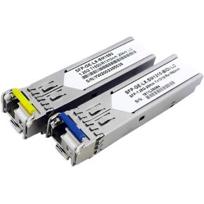 الوحدة البصرية Gigabit SFP LC الوضع المفرد الألياف TX1310/RX1550 20km in Kuwait