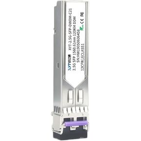 120km 2.5g DWDM تقسيم الموجة الكثيفة الوضع المفرد الألياف المزدوجة SFP-2.5G-DW C21 ~ C60 LC منفذ in Saudi Arabia