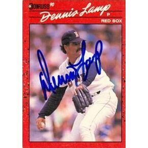 مستودع التوقيع 37439 Dennis Lamp Card Baseball Card Boston Red Sox 1990 Donruss No. 423 in Kuwait