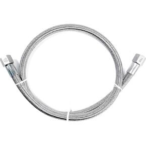 3/8" FJIC High Pressure Hydraulic Hose, Braided Stainless Steel SS316, PTFE Lining, 6 Feet Length in Kuwait