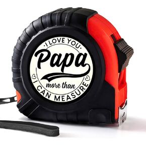 Dad Gifts from Daughter Son for Fathers Day Measure Tape - Cool Fathers Day Presents - Birthday Gifts for New Girl Son Best Dad - Woodworking Carpenter Measuring Tape in Saudi Arabia