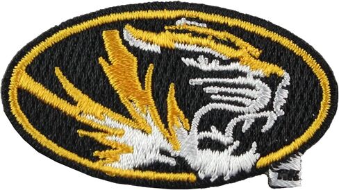 Missouri Tigers Round Logo Iron على الحديد المطرز على التصحيح M. in Saudi Arabia